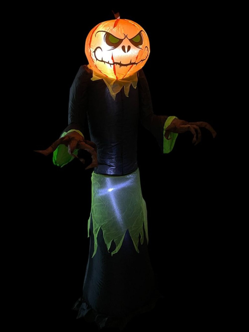 Gemmy Home Accents 5ft Tall Pumpkin Reaper